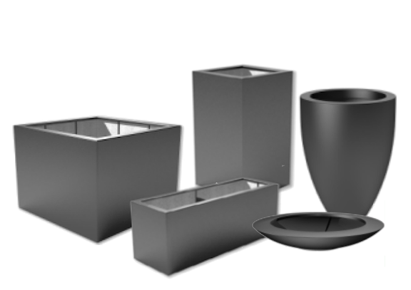 pot de fleurs jardinières polyester